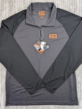 Bear Grylls By Craghoppers 1/4 Zip Pullover Mens Size XL Fleece Black NWT