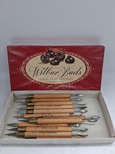 Vintage Kemper Pottery Ceramic Sculpting Tools Set with Vintage Wilber Buds Box 