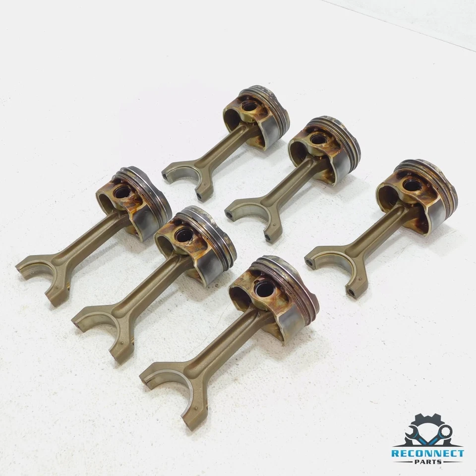 10 - 14 BMW 1/3/4/5/6/7/X1/X3/X5/X6 3.0L N55 CONJUNTO DE PISTÃO E HASTE DE MOTOR TURBO - 6 FABRICANTE DE EQUIPAMENTO ORIGINAL - Imagem 4 de 4