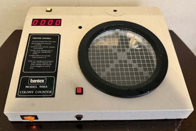 USED BANTEX COLONY COUNTER 900A CLEAN UNIT