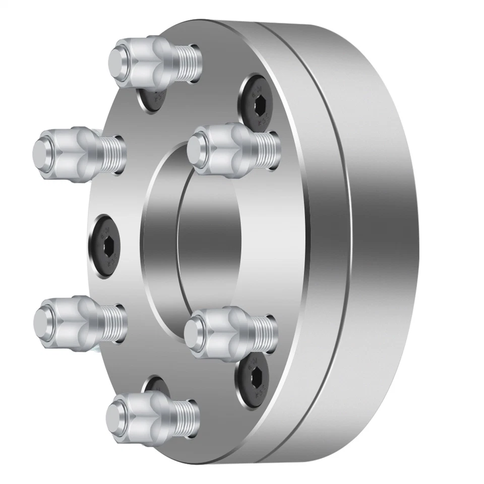 4pcs 2" 5x5 to 6x5.5 14x1.5 studs wheel spacers for Jeep Wrangler 2007-2013 - Image 3 of 4