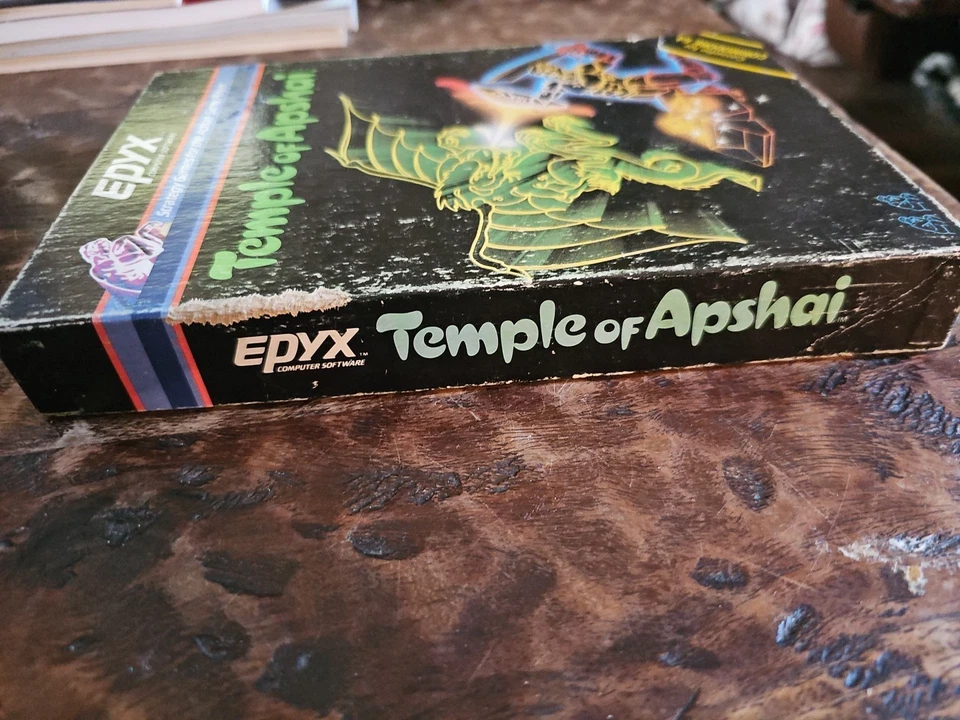 Temple of Apshai (1983, Epyx) Commodore 64 Cassettes Complete in Box w/ Manual - Image 2 of 4