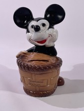 Disney Figuren: 80er Jahre: Micky Maus Spardose 15cm Werbung für Sparkasse