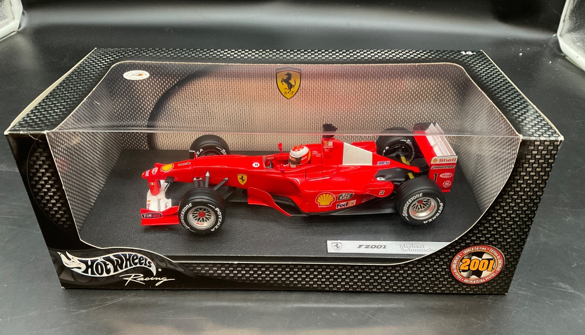 HOT WHEELS★F2001 Michael Schumacher Michael Schumacher 2001 World Champion Ferrari F2001 Hot Wheels 1