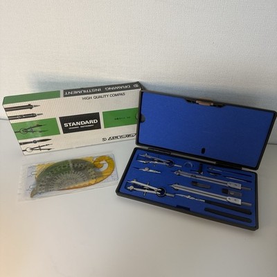 NEU - Standard Zeichner Zeicheninstrumente Kompass Set im Koffer