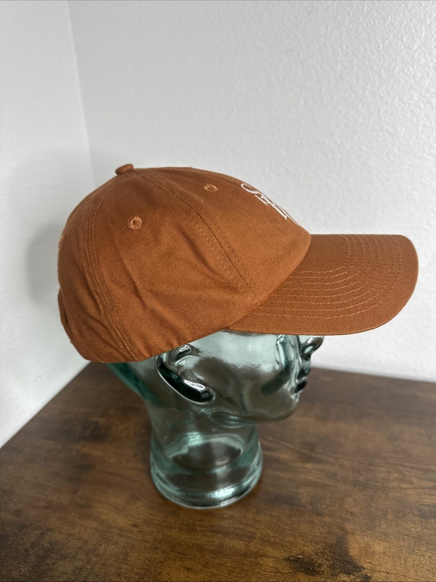 Sporty & Rich SRC Baseball Cap Hat One Strapback Burnt Orange And View 3
