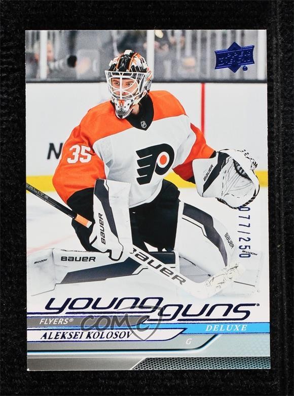 2024-25 Upper Deck Series 2 Young Guns Deluxe 77/250 Aleksei Kolosov #490 0u20
