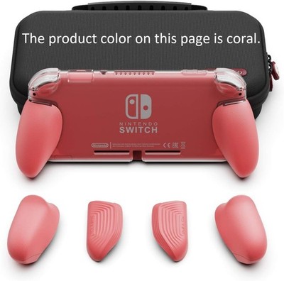 Skull & Co. Nintendo Switch Lite Gripcase Lite Cover Set: Grip Cover + Carrying_
