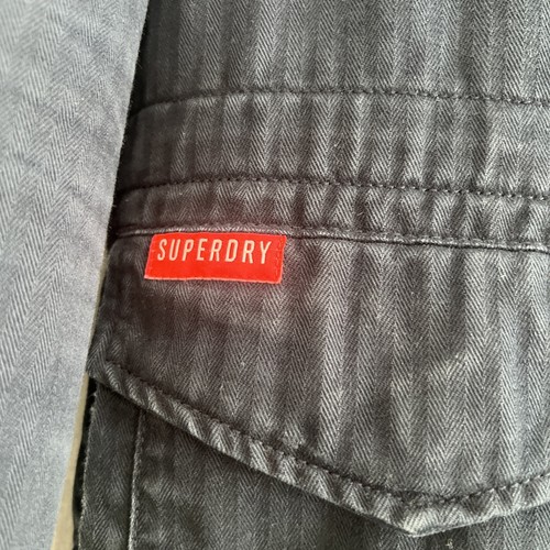 Superdry Chaqueta Hombre XL Azul Marino Rookie Utility Military Chore Field Cargo - Imagen 2 de 14