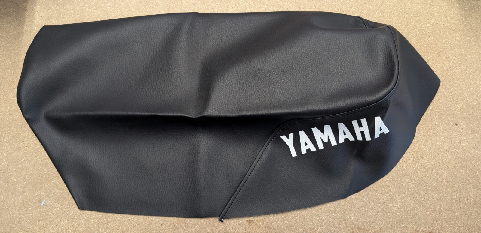 Housse de selle rouge pour moto YAMAHA 50 DTMX retro