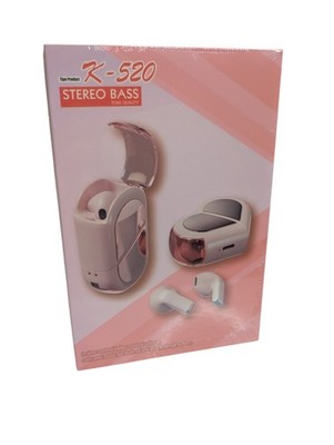 K-520 TWS Bluetooth Kopfhörer Schwarz In-Ear Kabellos Ladecase Stereo Bass