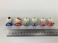 Hello Kitty Miniature Doll Set, 6 pcs, Cute, Used