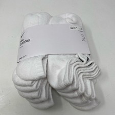 Nike Kids Everyday Cushioned No-Show Socks White 6-Pair YTH 3Y-5Y