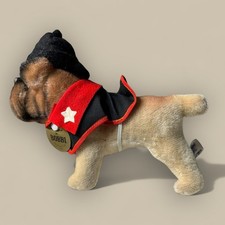 VTG 60s Original Gunderful Creation Plush Stuffed Bulldog Police Bobbi Japan MCM