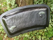 Bass fish bench top mold concrete casting plastic mould  31"L x 14"W x 2" thick