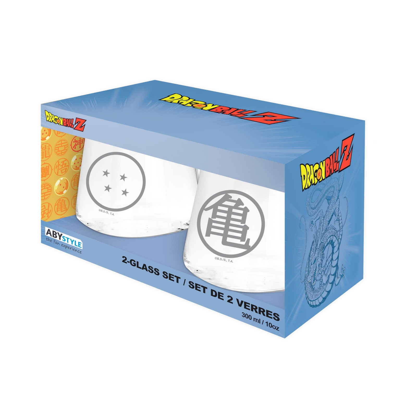 Dragon Ball 2 Glass Set Kame & Dragon Ball Europe Bicchieri ABYSTYLE