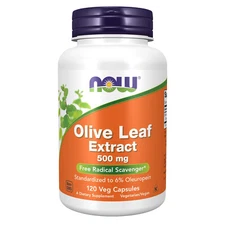 NOW FOODS Olive Leaf Extract 500 mg 120 Veg Capsules