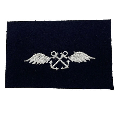 U.S. Navy Blue USN Aviation Boatswain's Mate Job Rating Insignia Striker Patch
