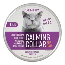 NEW Sentry Calming Collar for Cats Purple 1 Collar Lasts Up to 30 Days
