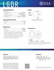 OVAL Cut 2.01 Cts G Color VVS2 Clarity GIA Certified Lab Grown CVD Diamond 572.42 per carat