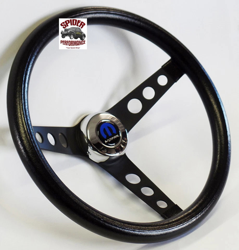 Ramcharger Dodge W 1974-1987 camioneta volante Mopar 13 1/2" clásico negro Foto 2 de 4