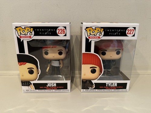 Twenty One Pilots Funko POP! Set! #226 Josh & #227 Tyler NEW! **VAULTED** - Picture 3 of 9