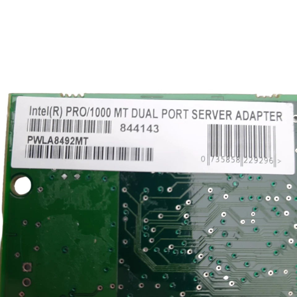 Intel PWLA8492MT, PRO/1000 MT Dual Port Server Adapter, 1000Mbps, PCI/PCI-X - Image 2 of 4