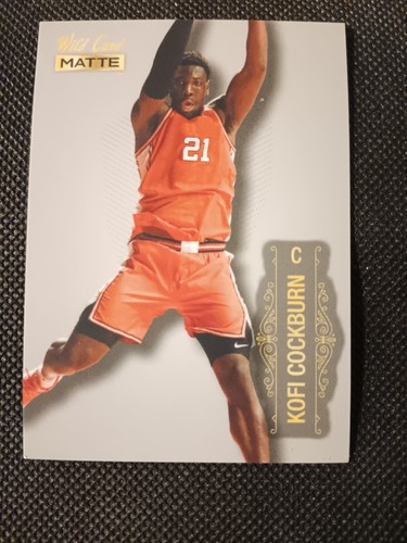 2022 KOFI COCKBURN WILD CARD MATTE NBA ROOKIE CARD RC #MB-50 ILLINOIS ILLINI - Bild 1 von 2