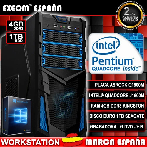 PCs de sobremesa y todo en uno Exeom