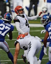 RANDY BULLOCK 8x10 PHOTO #12 Cincinnati Bengals Kicker WM