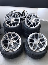 17 Zoll Borbet Y Felgen 7,5x17 et45 5x112 Silber Alufelgen Gutachten Alu