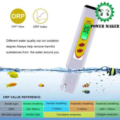 ORP Meter Water Tester Water Quality Analyser Oxidation Reduction Device
