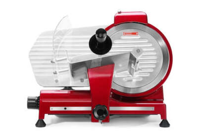 Aufschnittmaschine Profi Line 250 rote Sonderedition, HENDI, Profi Line, 230V/32