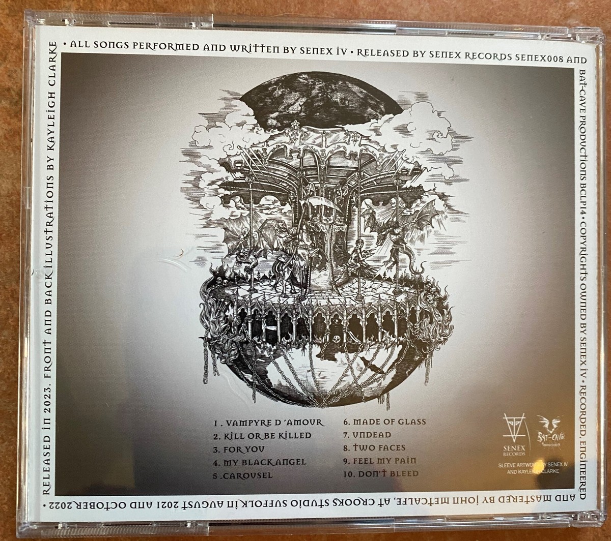 SENEX IV - The UnDead Carousel - CD Album - Goth / Deathrock