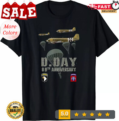 2025/1944 D-Day 2024 80th Anniversary Normandy T-Shirt ,Unisex Tee