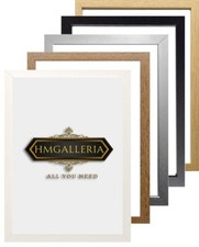 Modern Picture Frames  Poster Photo Frames in All Sizes Walnut Black Silver Oak