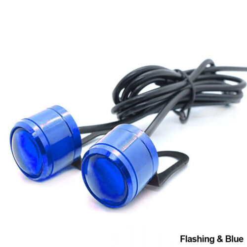 2x Motorcycle Parts Eagle Eye Flashing Signal Led Lights Accessories Universal - Picture 12 of 17