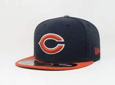 New Era 59Fifty Men Women Cap Chicago Bears Thanksgiving On Field Navy Hat 7 1/4