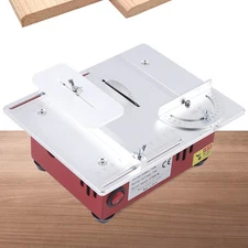 Mini Small Table Saw Bench Top Saw Household Hobby ModelWood PCB Cutting 9200RPM