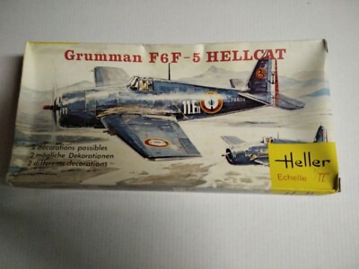 HELLER 1/72 - GRUMMAN F6F 5 HELLCAT - NEU - BAUSATZ 70er Jahre