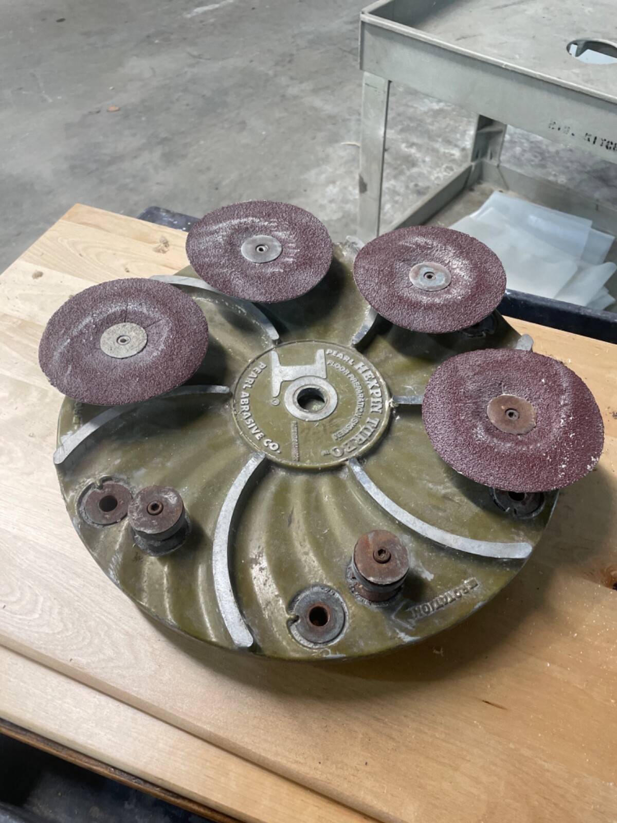 Pearl Abrasive 15" Hexpin Turbo Disc eBay