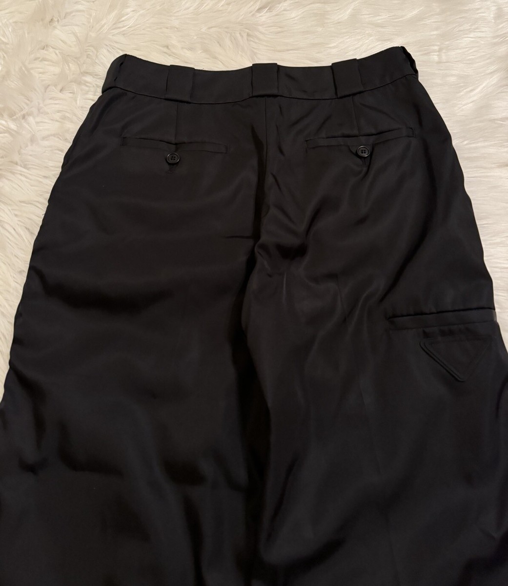 Prada Re Nylon Gabardine Triangle Logo Pants Technical Track Prada Re Nylon Gabardine Triangle Logo Pants Technical Track
