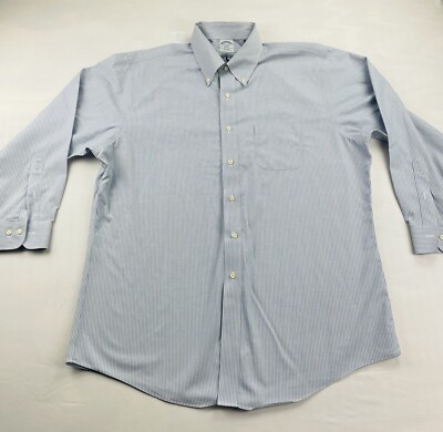 Brooks Brothers 1818 Men's 17 1/2 - 2/3 Long Sleeve Regent Button
