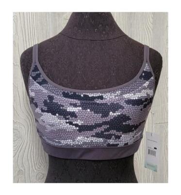 NEW Marika Balance Collection's Low Impact Mesh Sports Bra Gray