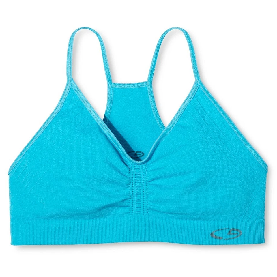 Sujetador Deportivo Cami Sin Costuras Champion Niñas C9 Talla S Color Disfraz Azul Foto 2 de 2