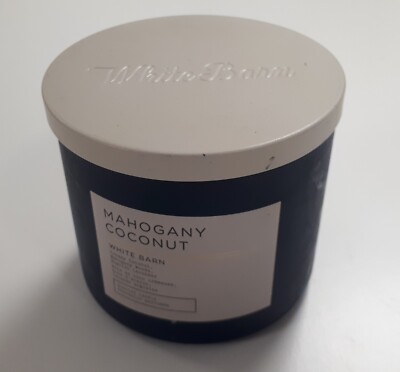 White Barn Kerze mit 3 Dochten Mahagoni Kokosnuss MAHAGONI COCONUT 411g /EBQS