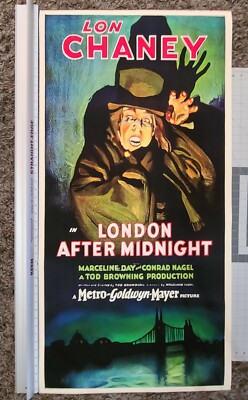 ''London After Midnight'' 1927 Universal movie poster LARGE 24''x 48'' Reprint
