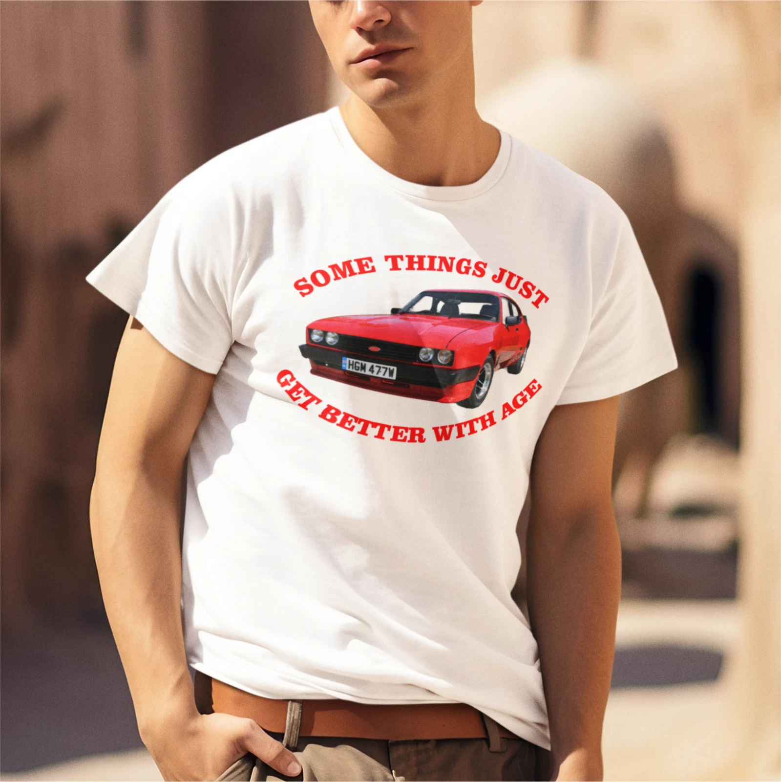 Ford Capri Better with Age Birthday T-shirt |Gift| Save up to 30% with Multi-Buy