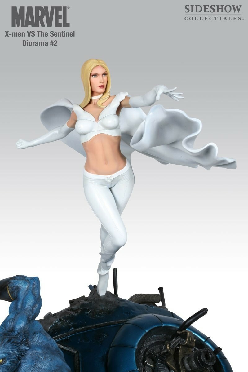 Sideshow Marvel X-Men vs. Sentinel # 2 Beast & White Queen Sideshow Marvel X-Men vs. Sentinel # 2 Beast & White Queen
