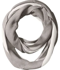 NWT Calvin Klein Heathered medium Gray Infinity Scarf $48 A8KS4890